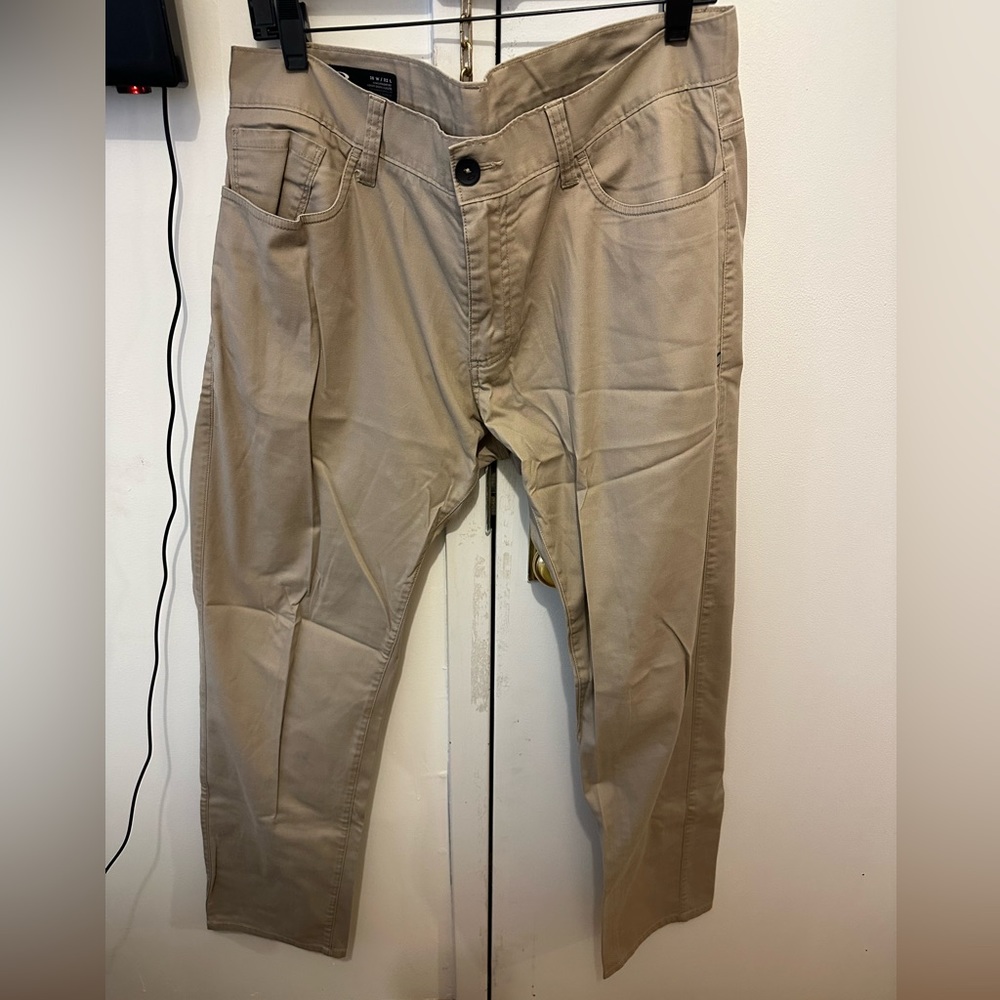 Oakley Slim Straight Fit Khaki Pants 36W 32L